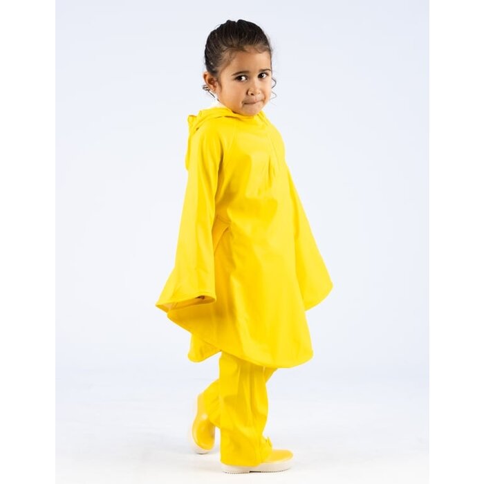 Ralka Ralka® - Poncho de pluie Junior • SPARKLE  • Jaune/Blanc