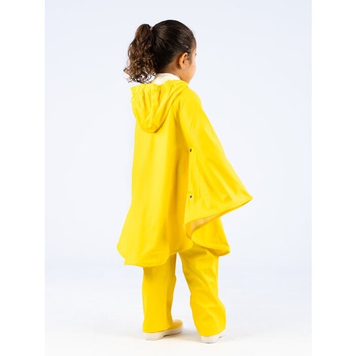 Ralka Ralka® - Poncho de pluie Junior • SPARKLE  • Jaune/Blanc