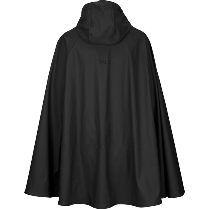 Ralka Ralka® - Rain poncho senior • SIZZLE • Black