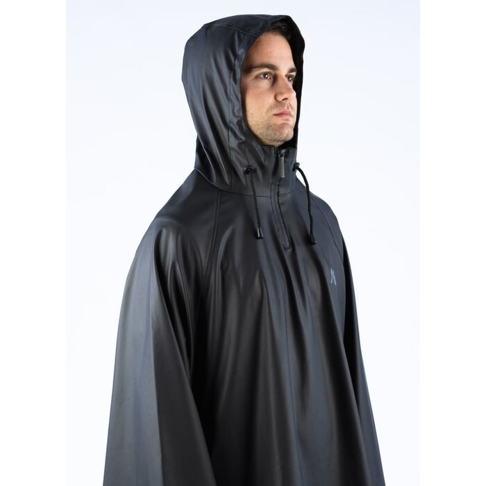 Ralka Ralka® - Rain poncho senior • SIZZLE • Black