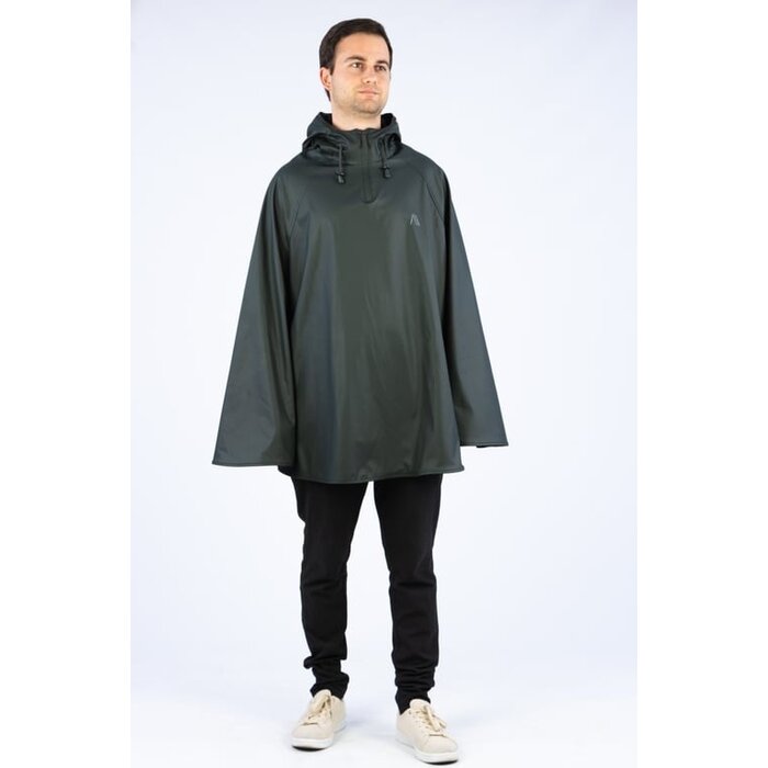 Ralka Ralka® - Regenponcho Senior • SIZZLE• Dunkelgrün/Schwarz