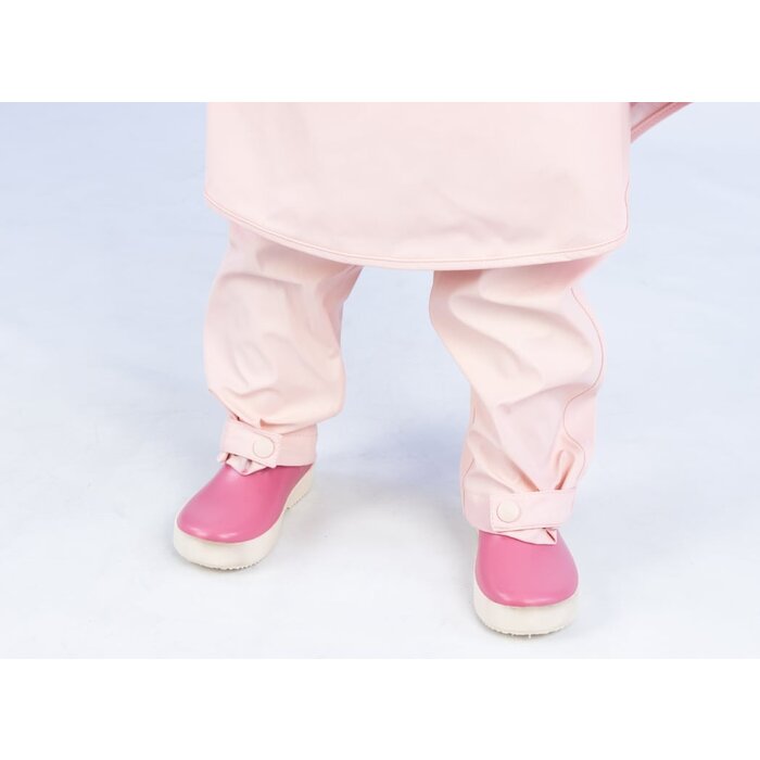 Ralka Ralka® - Rainbroek Junior • DRIZZLE • Light Pink/White
