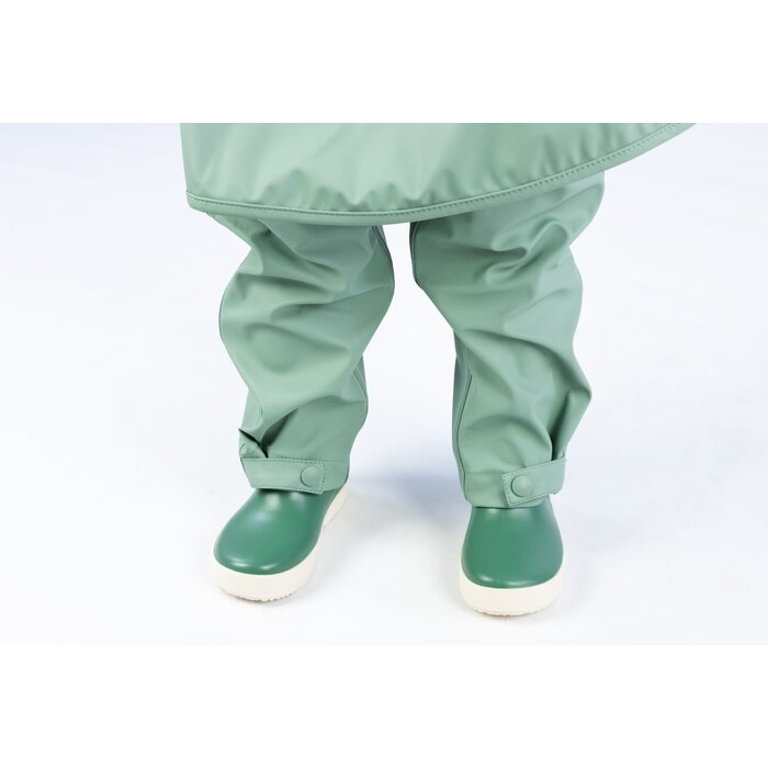 Ralka Ralka® - Pantalon de pluie Junior • DRIZZLE • Vert/Blanc