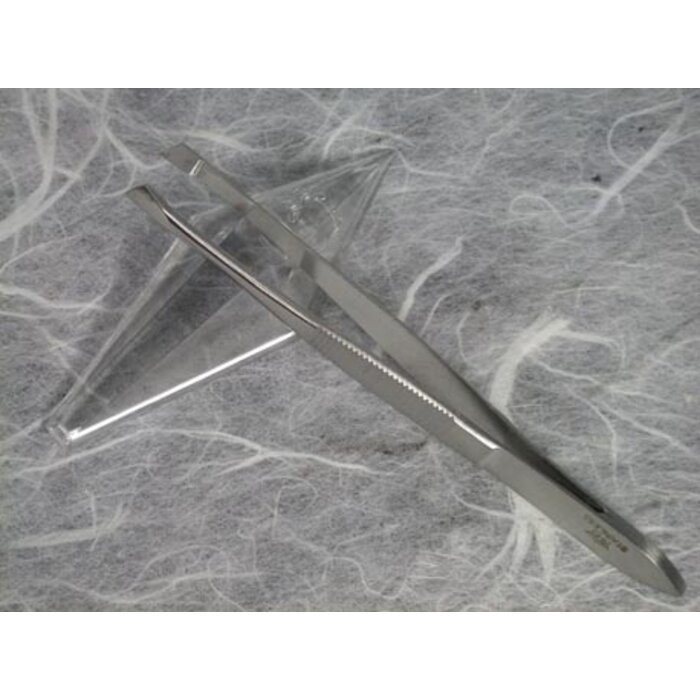 A.A.S. - Epileer Pincet Schuin - Stainless/Satine