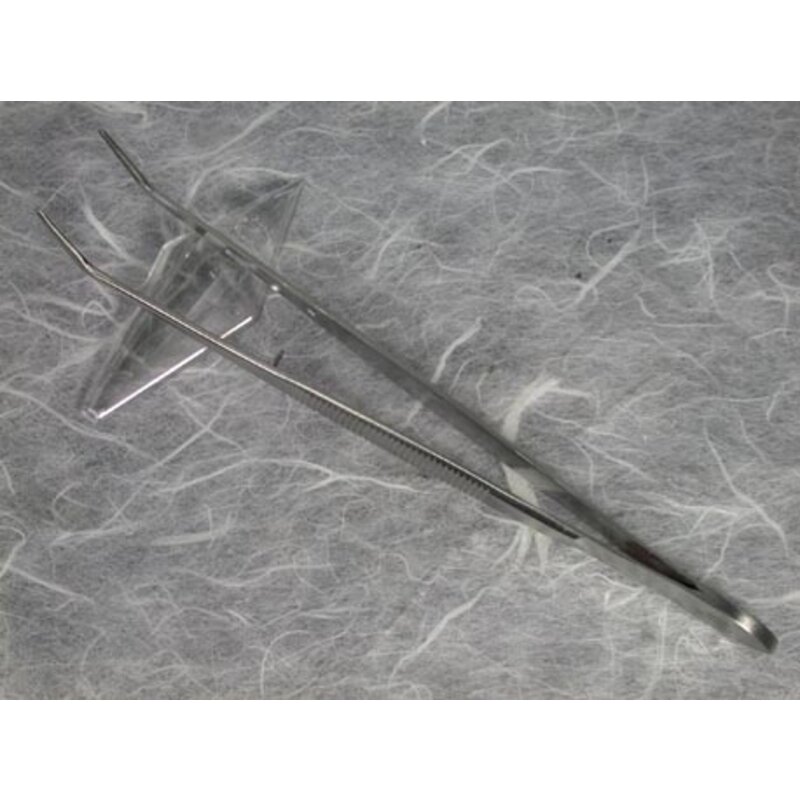 A.A.S. - Splinter Pincet 16cm - Stainless/Satine - Gebogen