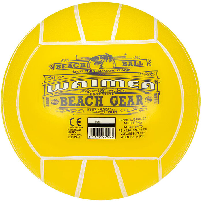 Waimea® Waimea® - Strandball PVC • 21 CM •  Fluoreszierendes Gelb