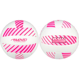 Avento® Volleyball • Faux leather • Pink/White