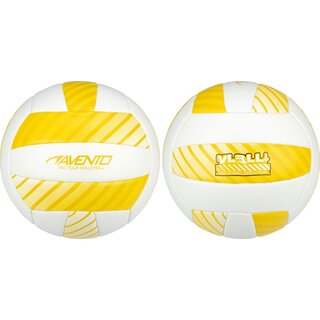 Avento® Volleyball • Synthetisches Leder • Gelb/Weiß