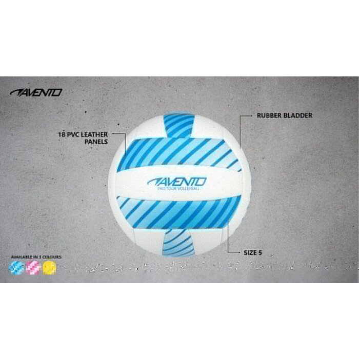 Avento® Avento - Volleyball • Cuir synthétique • Bleu/Blanc
