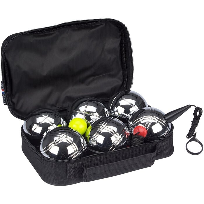Get & Go® Get & Go® - Jeu de Boules Set V • 6 Bälle • Chrom