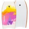 Waimea® Bodyboard EPS Print • SLICK BOARD • Weiß/Orange