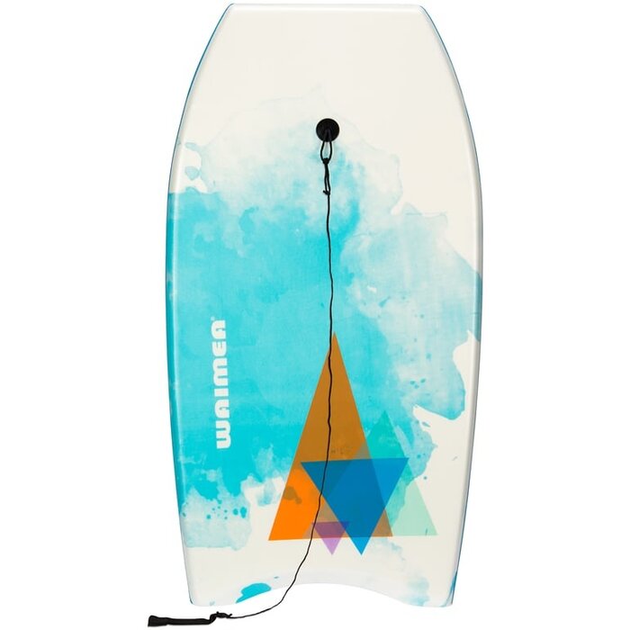 Waimea® Waimea® - Bodyboard EPS Print • SLICK BOARD • Weiß/Türkis