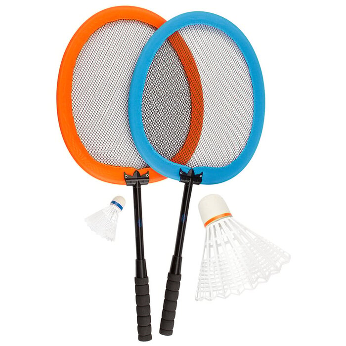 Get & Go® Get & Go – Badminton-Set – XXL – Blau/Orange