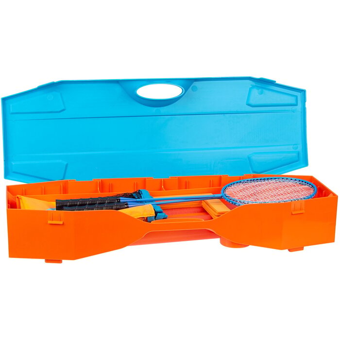Get & Go® Get & Go – Badminton-Set – INSTANT – Blau/Orange