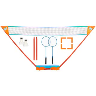 Get & Go® Get & Go – Badminton-Set – INSTANT – Blau/Orange