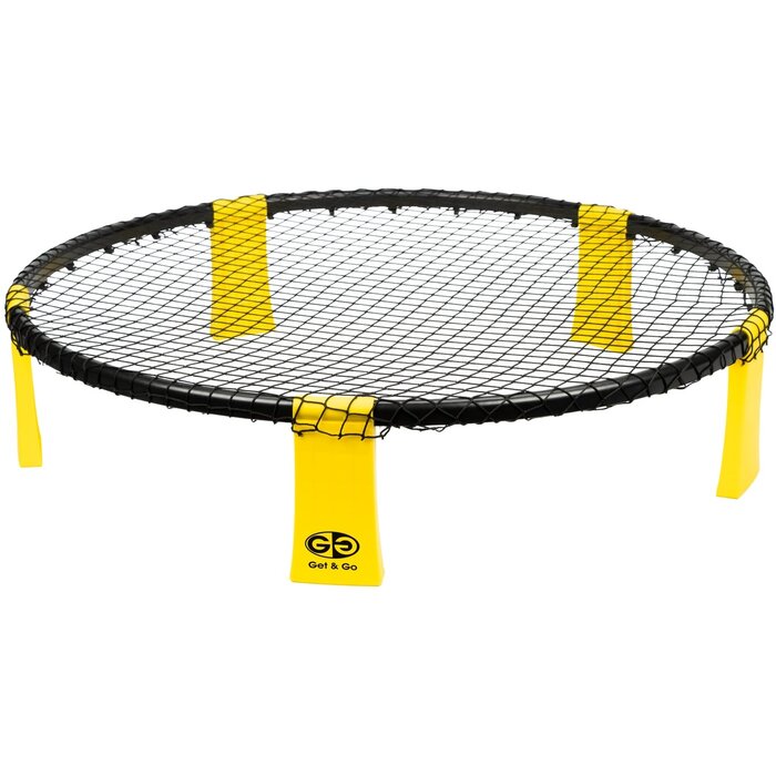 Get & Go® Get & Go® - Smash Ball Set with 3 Balls + Pump • Black/Yellow