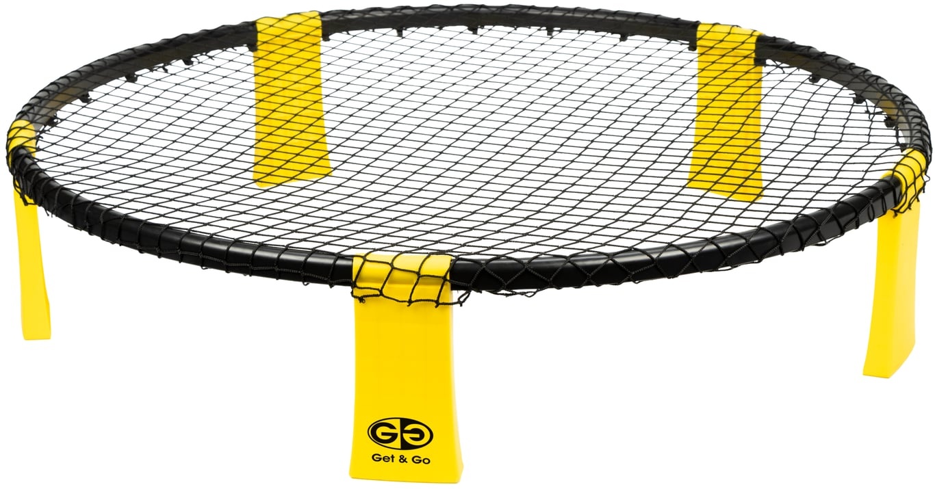 Get & Go® Get & Go - Set Smash Ball avec 3 balles + pompe - Noir/Jaune
