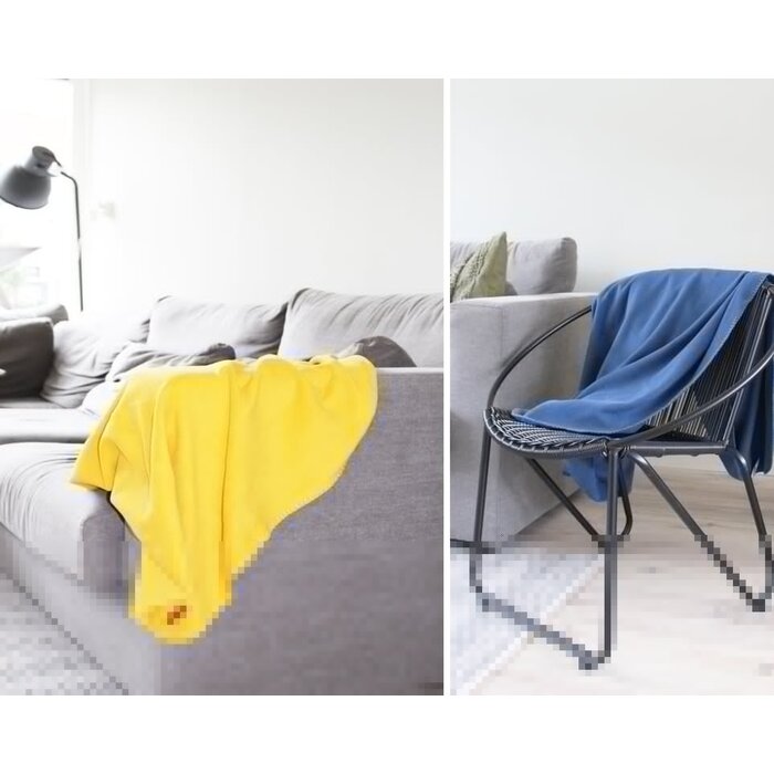 Canterbury® CANTERBURY® - Plaid Fleece • confortable • Bergen -280 • Bleu