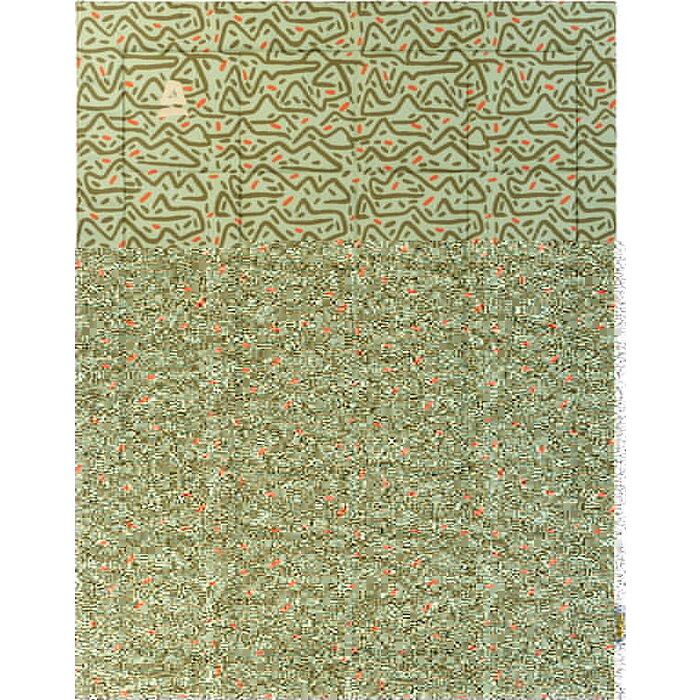 Abbey Camp® Abbey Camp® - Picknickkleed Padded Print • VANCOUVER-180 • Lichtgroen/Groen