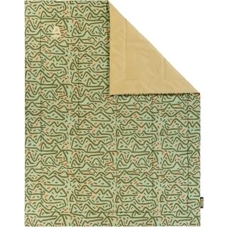 Abbey Camp® Picnic rug padded print • VANCOUVER-180 • Light green/green