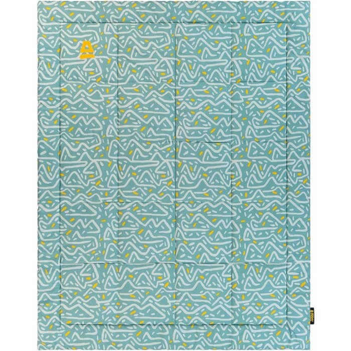 Abbey Camp® Abbey Camp® - Picknick-Decke Gepolstert • VANCOUVER-180 • Hellblau/Blau