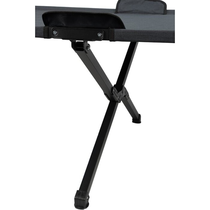 Abbey Camp® Abbey Camp® - Camping Bed Ease & Fold Deluxe • ASTORIA-206 • Anthracite mêlee/black