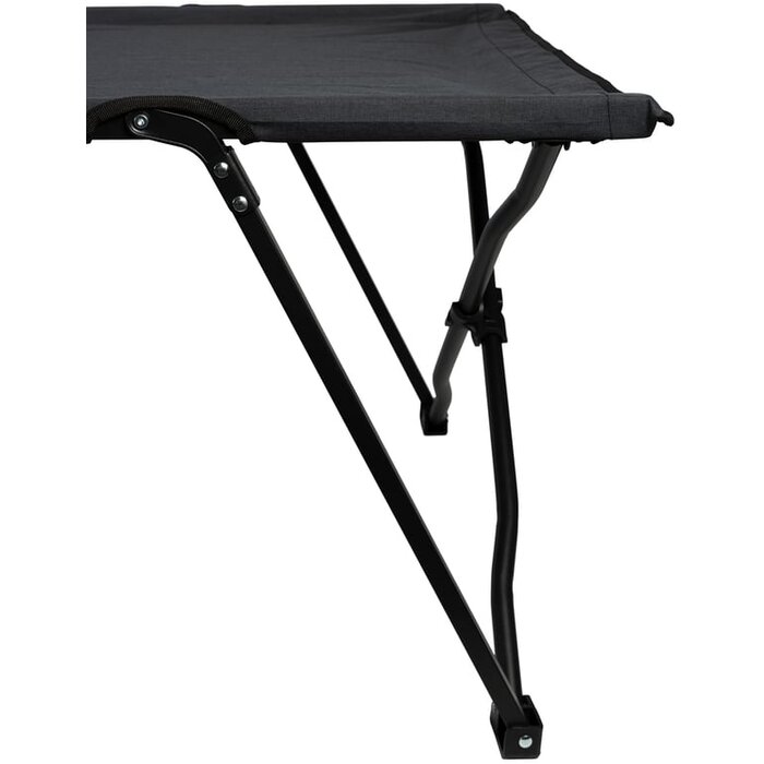 Abbey Camp® Abbey Camp® - Camping Bed Ease & Fold Deluxe • ASTORIA-206 • Anthracite mêlee/black