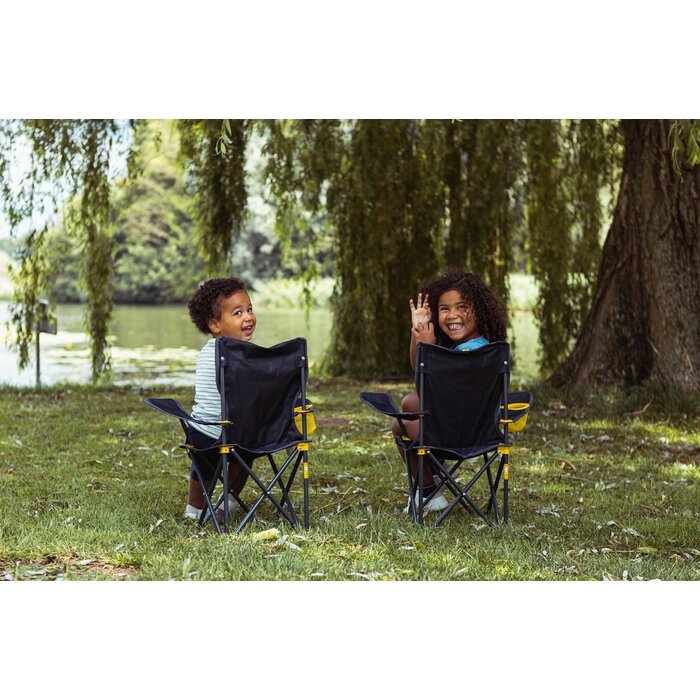 Abbey Camp® Abbey Camp® - Kinderklappstuhl Uni • RIMINI-066 • Schwarz/Anthrazit