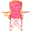 Abbey Camp® Children's folding chair Print • PIOMBINO-066 • Fuchsia/pink
