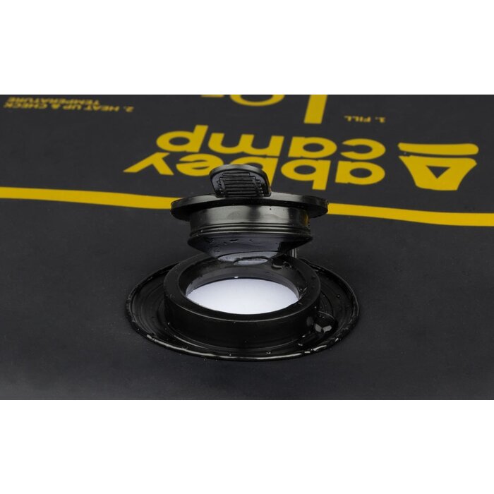 Abbey Camp® Abbey Camp® - Solar Camping Douche 20 Liter • TALLOIRES-020 • Zwart/Geel