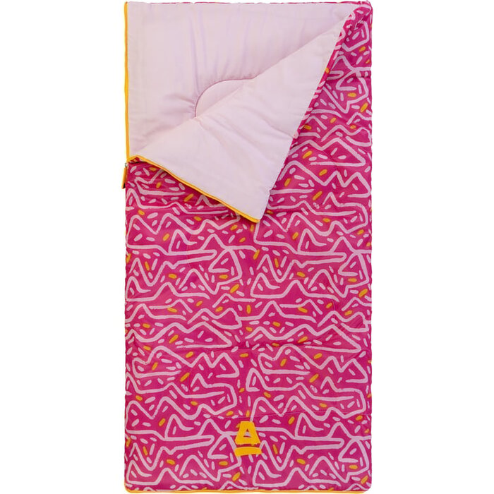 Abbey Camp® Abbey Camp® - Schlafsack Junior -Umschlagdruck • MOOLOOLAHBA-15 • Fuchsia/Pink