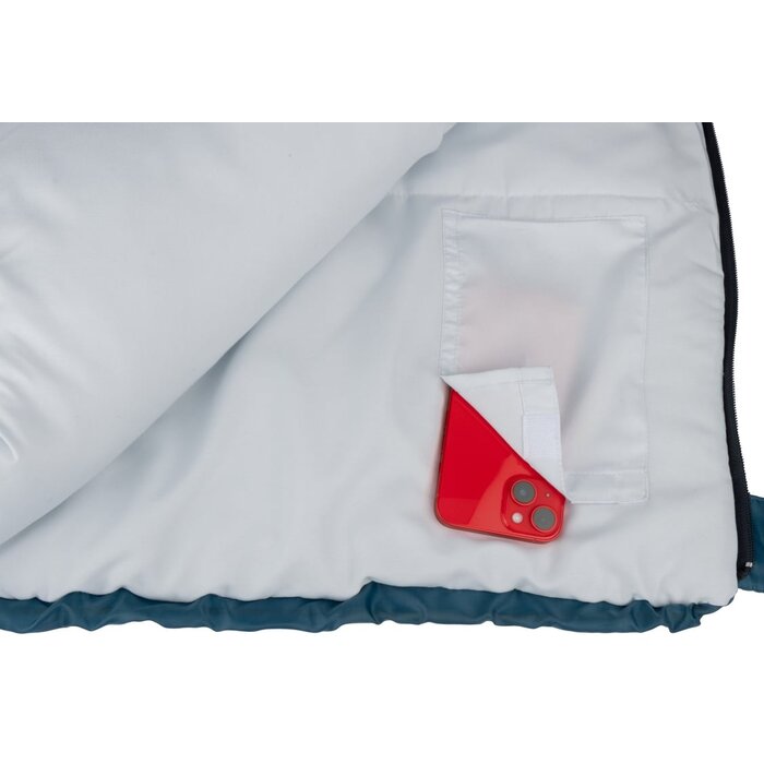 Abbey Camp® Abbey Camp®-Sac enveloppe du sac -1 degrés • ANCHORAGE-00 • Bleu /Gris clair