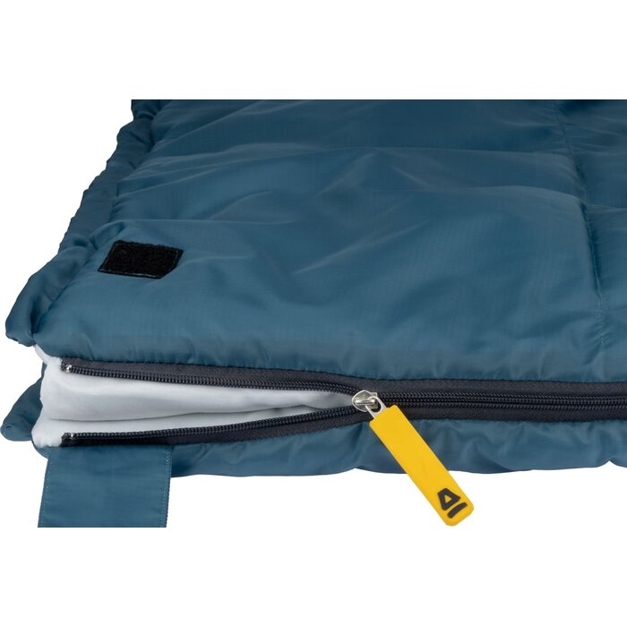 Abbey Camp® Abbey Camp®-Sac enveloppe du sac -1 degrés • ANCHORAGE-00 • Bleu /Gris clair
