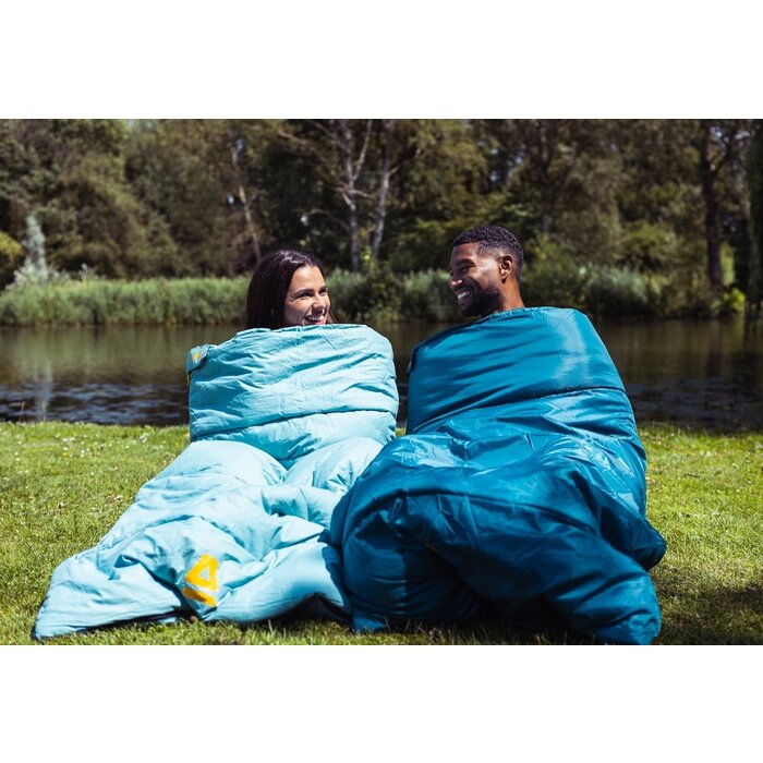 Abbey Camp® Abbey Camp® -Sleeping bag envelope -1 degrees • ANCHORAGE-00 • Blue/light gray