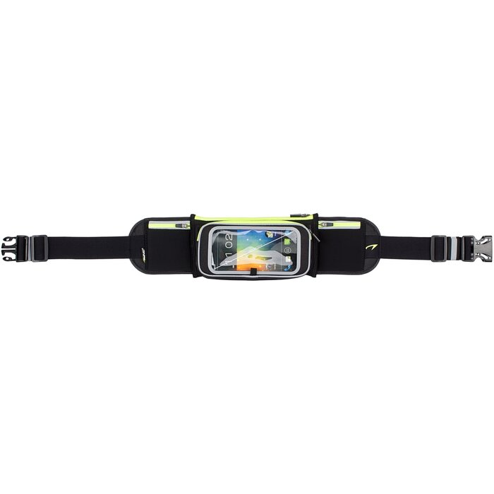 Avento® Avento - Ceinture sport pour smartphone • FLIP-UP • Noir/FluoJaune