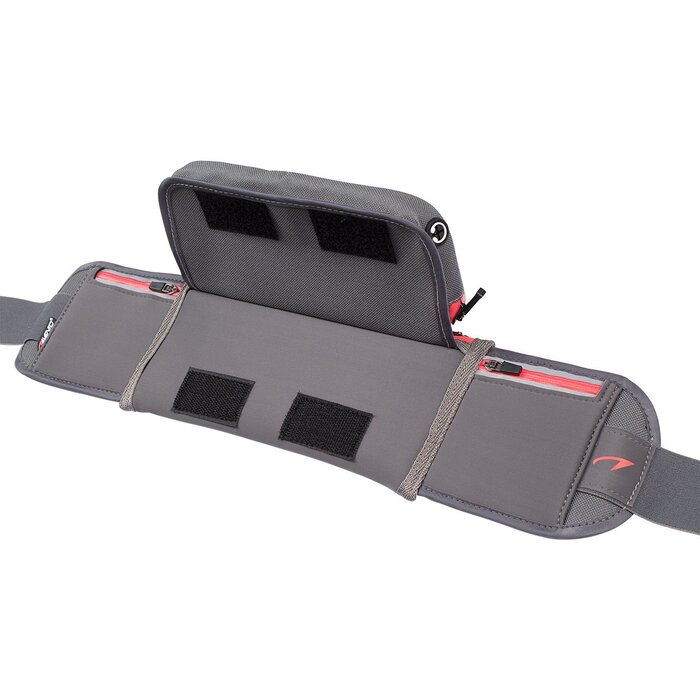 Avento® Avento - Ceinture sport pour smartphone • FLIP-UP • Gray/FluoRose