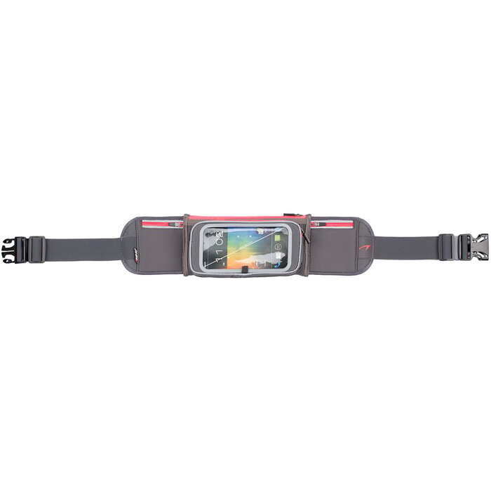 Avento® Avento - Smartphone Sport belt • FLIP-UP • Gray/FluoPink