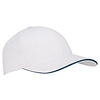 New Port® Baseball cap Senior • SANDWICH • White/Aqua