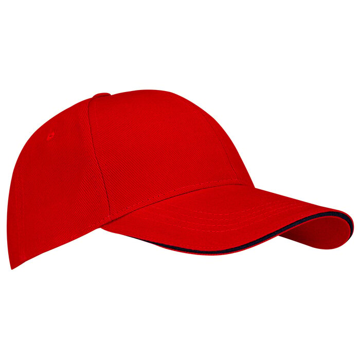 New Port® New Port® - BaseballCap Senior • SANDWICH • Red/Marine