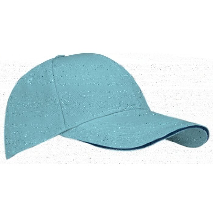 New Port® New Port® - Baseballcap Senior • SANDWICH • Bleu clair/Marine