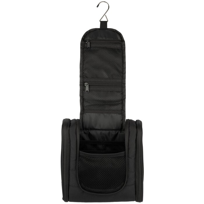 Abbey Camp® Abbey Camp® - Toilettas Recycled Smart Travel • BEIJING-350 • Zwart/Geel