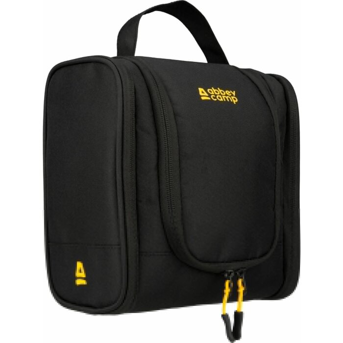 Abbey Camp® Abbey Camp® - toilet bag Recycled Smart Travel • BEIJING-350 • Black/yellow