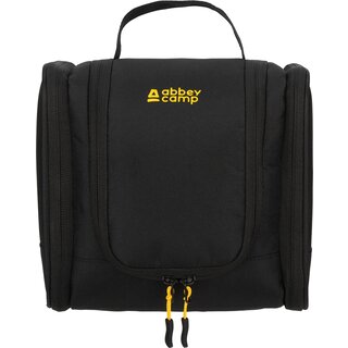 Abbey Camp® Toiletry Bag Recycled Smart Travel • BEIJING-350 • Black/yellow