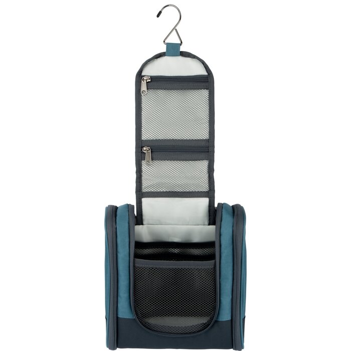 Abbey Camp® Abbey Camp® - Toilettenbeutel • Smart Travel •SHANGHAI-350 • Blau/Anthrazit