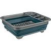 Abbey Camp® Trocknungsregal faltbar • LINDAU-012 • Blau/Grau