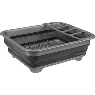 Abbey Camp® Porte-gouttes Pliable • LINDAU-012 • Anthracite/Gris