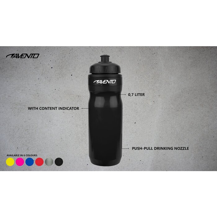 Avento® Avento - Sportbidon • DUDUMA 0.7 liters • Red/Black