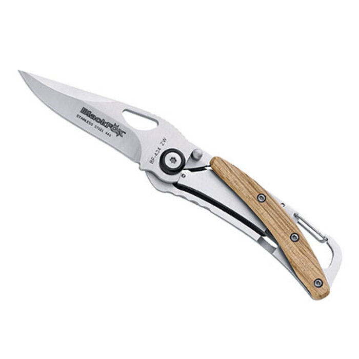 Fox Cutlery Black Fox - Pocketknife Zebrawood - avec Mousqueton