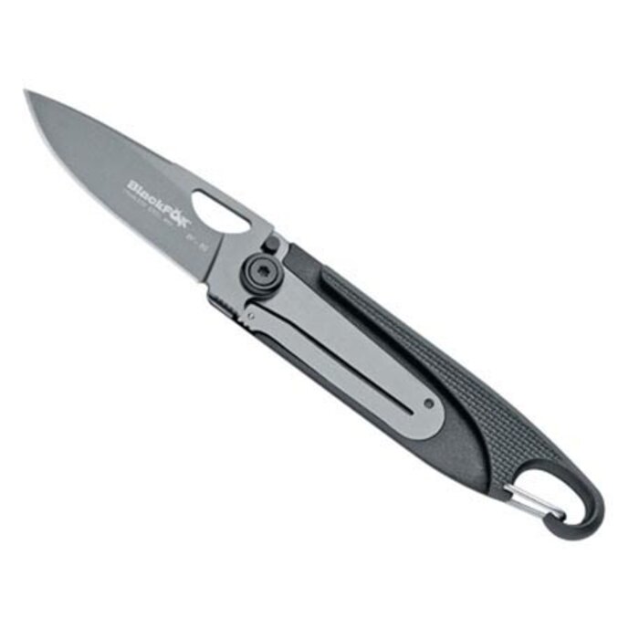 Fox Cutlery Black Fox - PocketKnife Titanium Coating - Zytel heft
