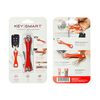 Keysmart Keysmart -Kompaktschlüsselinhaber Red Muschel